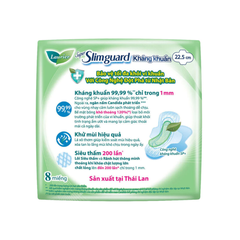 Băng vệ sinh Laurier siêu mỏng cánh kháng khuẩn 22.5cm 8/16 miếng