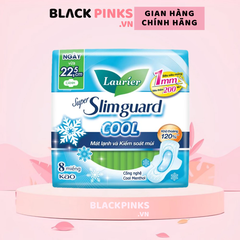Băng vệ sinh Laurier siêu mỏng mát lạnh và kiểm soát mùi 22.5cm 8/16 miếng