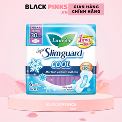 Băng vệ sinh Laurier siêu mỏng mát lạnh và kiểm soát mùi 30cm 6 miếng