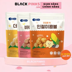 Bánh bỏng bi Bebecook vị đậu/ vị phô mai/ vị chuối và đậu đỏ 25g dành cho bé trên 12 tháng tuổi