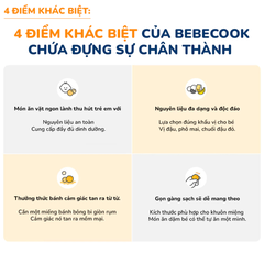 Bánh bỏng bi Bebecook vị đậu/ vị phô mai/ vị chuối và đậu đỏ 25g dành cho bé trên 12 tháng tuổi