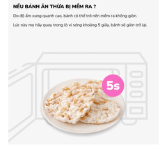 Bánh bỏng gạo Bebecook vị bó xôi và cà rốt /khoai lang tím và bí đỏ 15g dành cho bé trên 12 tháng tuổi