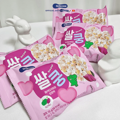Bánh bỏng gạo Bebecook vị bó xôi và cà rốt /khoai lang tím và bí đỏ 15g dành cho bé trên 12 tháng tuổi