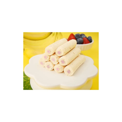 Bánh cuộn thanh ngũ cốc Bebecook vị dâu /việt quất 40g dành cho bé trên 15 tháng tuổi