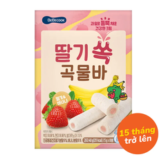 Bánh cuộn thanh ngũ cốc Bebecook vị dâu /việt quất 40g dành cho bé trên 15 tháng tuổi