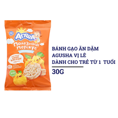 Bánh gạo ăn dặm Agusha vị trái cây 30g dành cho trẻ từ 1 tuổi
