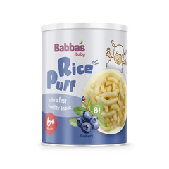 Bánh gạo Babba's Baby vị táo chuối/việt quốc/dâu táo/thanh long đỏ 45g