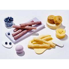 Bánh gạo lứt thanh dài Bebecook vị bắp nướng /việt quất 30g dành cho bé trên 12 tháng tuổi