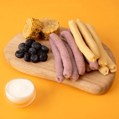 Bánh gạo lứt thanh dài Bebecook vị bắp nướng /việt quất 30g dành cho bé trên 12 tháng tuổi