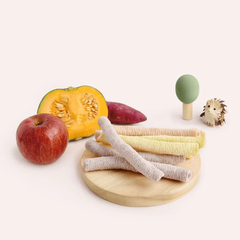 Bánh gạo lứt thanh dài Bebecook vị táo /bí ngô /khoai lang tím /nho xanh 30g dành cho bé trên 7 tháng tuổi