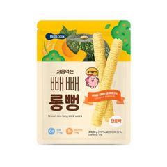 Bánh gạo lứt thanh dài Bebecook vị táo /bí ngô /khoai lang tím /nho xanh 30g dành cho bé trên 7 tháng tuổi