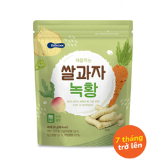 Bánh gạo que Bebecook vị rau củ /vị ngũ cốc /vị chuối /vị quả mọng 25g dành cho bé trên 12 tháng tuổi
