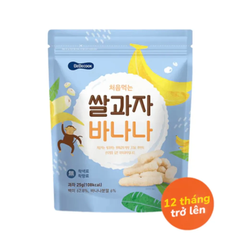 Bánh gạo que Bebecook vị rau củ /vị ngũ cốc /vị chuối /vị quả mọng 25g dành cho bé trên 12 tháng tuổi