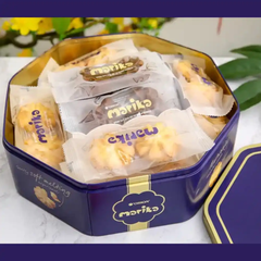 Bánh quy hoa bơ tự nhiên Marika 432g (48 bánh)