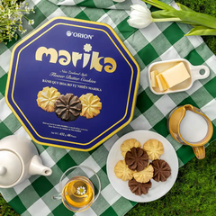 Bánh quy hoa bơ tự nhiên Marika 432g (48 bánh)