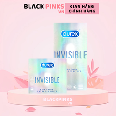 Bao cao su Durex Invisible siêu mỏng size 52mm (Hộp 3) & (Hộp 10)