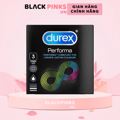 Bao cao su Durex kéo dài thời gian size 52mm (hộp 3) & (hộp 12)