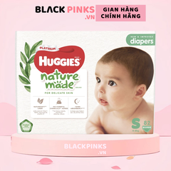 Bỉm dán/quần Huggies Platinum nature made size NB60/S82/M64/L54/M58/L44/XL38/XXL26 cho bé từ 4 - trên 15kg