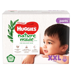 Bỉm dán/quần Huggies Platinum nature made size NB60/S82/M64/L54/M58/L44/XL38/XXL26 cho bé từ 4 - trên 15kg