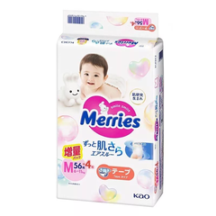 Bỉm/Tã dán, quần Merries cộng miếng nội địa Nhật đủ size cho bé