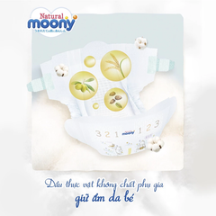 Bỉm/Tã dán, quần Moony Natural nội địa Nhật đủ size cho bé