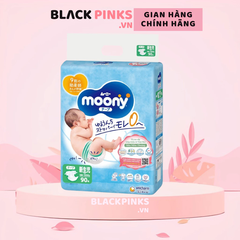 Bỉm/Tã dán, quần Moony xanh tiêu chuẩn đủ size cho bé