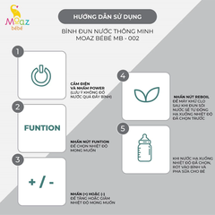 Bình đun nước thông minh Moazbebe MB002