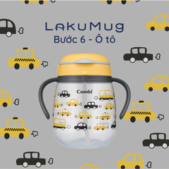 Bình nước Combi LakuMug bước 6 dung tích 340ml Ô tô