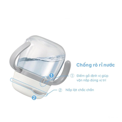 Bình nước Combi LakuMug bước 6 dung tích 340ml Ô tô