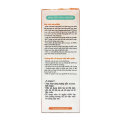 Bình ống hút wesser PPSU cổ hẹp 250ml