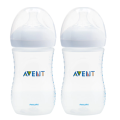 Bình sữa mô phỏng tự nhiên mới hiệu Philips Avent cho trẻ từ 0 - 6 tháng tuổi (125ml/260ml - đơn/đôi)