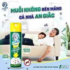 Bình xịt ruồi muỗi Lion King chai 600ml