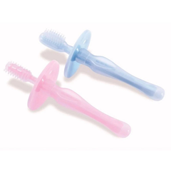 Bộ 2 bàn chải cho bé KuKu silicone mềm dành cho bé từ 6 tháng tuổi - màu ngẫu nhiên