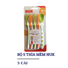 Bộ 5 thìa mềm NUK