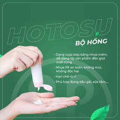 Bộ chiết mỹ phẩm Hotosu (9 món) - màu hồng/màu xanh
