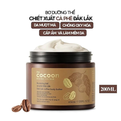 Bơ dưỡng thể Cocoon chiết xuất cà phê Đắk Lắk 200ml
