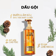 Bộ gội xả L'Oreal dưỡng tóc - suôn mượt tóc cao cấp 440ml x 2