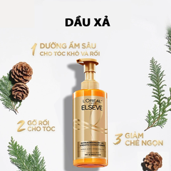 Bộ gội xả L'Oreal dưỡng tóc - suôn mượt tóc cao cấp 440ml x 2