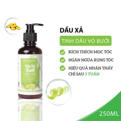 Bộ gội xả Milaganics tinh dầu bưởi kích thích mọc tóc 500ml/chai