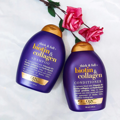 Bộ gội xả OGX Biotin & Collagen làm dày tóc 2x385ml