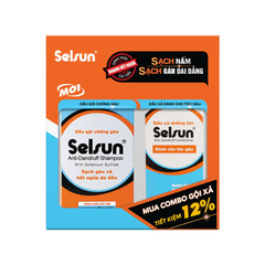Bộ gội xả Selsun ngăn gàu & giảm ngứa da đầu 100ml x 2