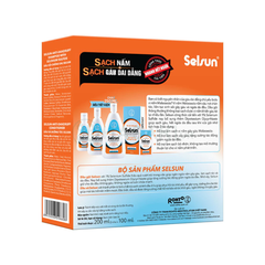 Bộ gội xả Selsun ngăn gàu & giảm ngứa da đầu 100ml x 2
