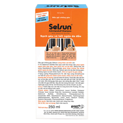 Bộ gội xả Selsun ngăn gàu & giảm ngứa da đầu 250ml + 100ml