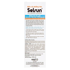 Bộ gội xả Selsun ngăn gàu & giảm ngứa da đầu 250ml + 100ml