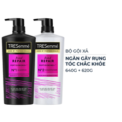 Bộ gội xả TRESemmé ngăn gãy rụng tóc 640g + 620g
