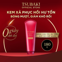 Bộ gội xả Tsubaki dưỡng tóc bóng mượt 490ml + 180g