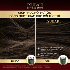Bộ gội xả Tsubaki dưỡng tóc bóng mượt 490ml x 2
