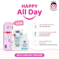 Bộ Kit Chicco Happy All Day cá xanh /hình bướm hoa