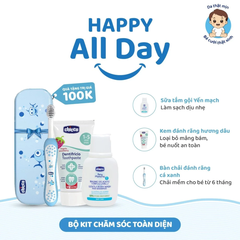 Bộ Kit Chicco Happy All Day cá xanh /hình bướm hoa