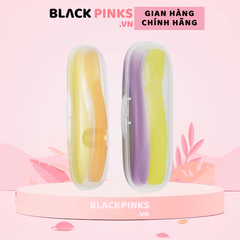Bộ thìa dĩa cao cấp Combi có hộp màu cam và xanh - 81012/tím và xanh - 81237